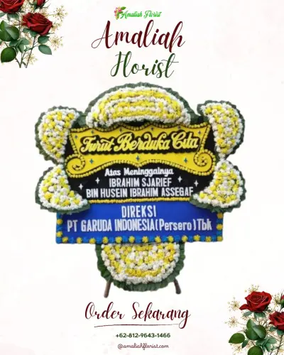 Papan Bunga Duka di Harjosari Ii
