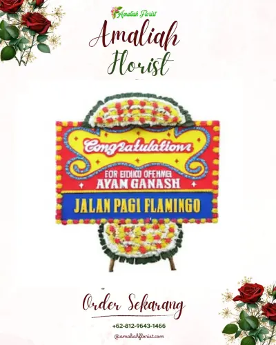 Bunga Papan Congratulation di Harjosari Ii